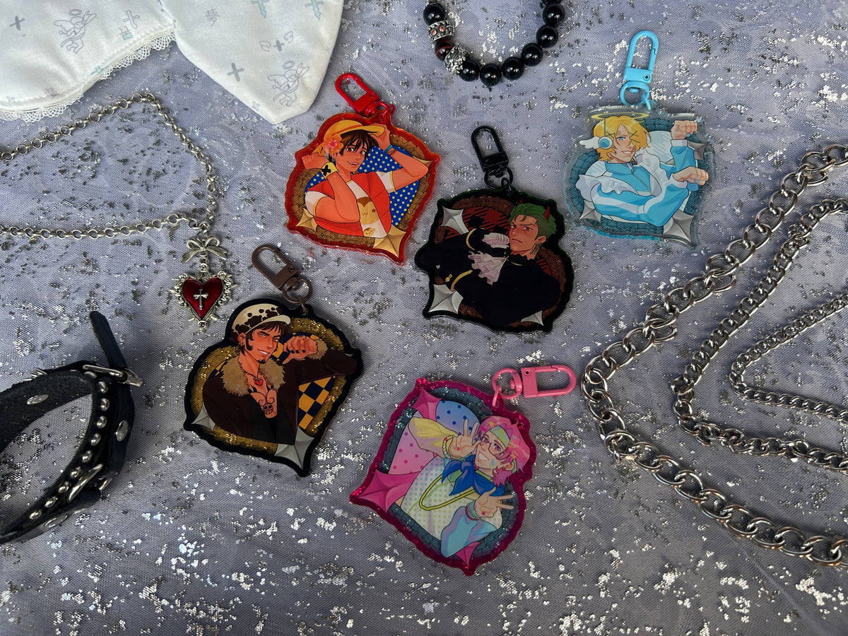 OP Pirates Keychains