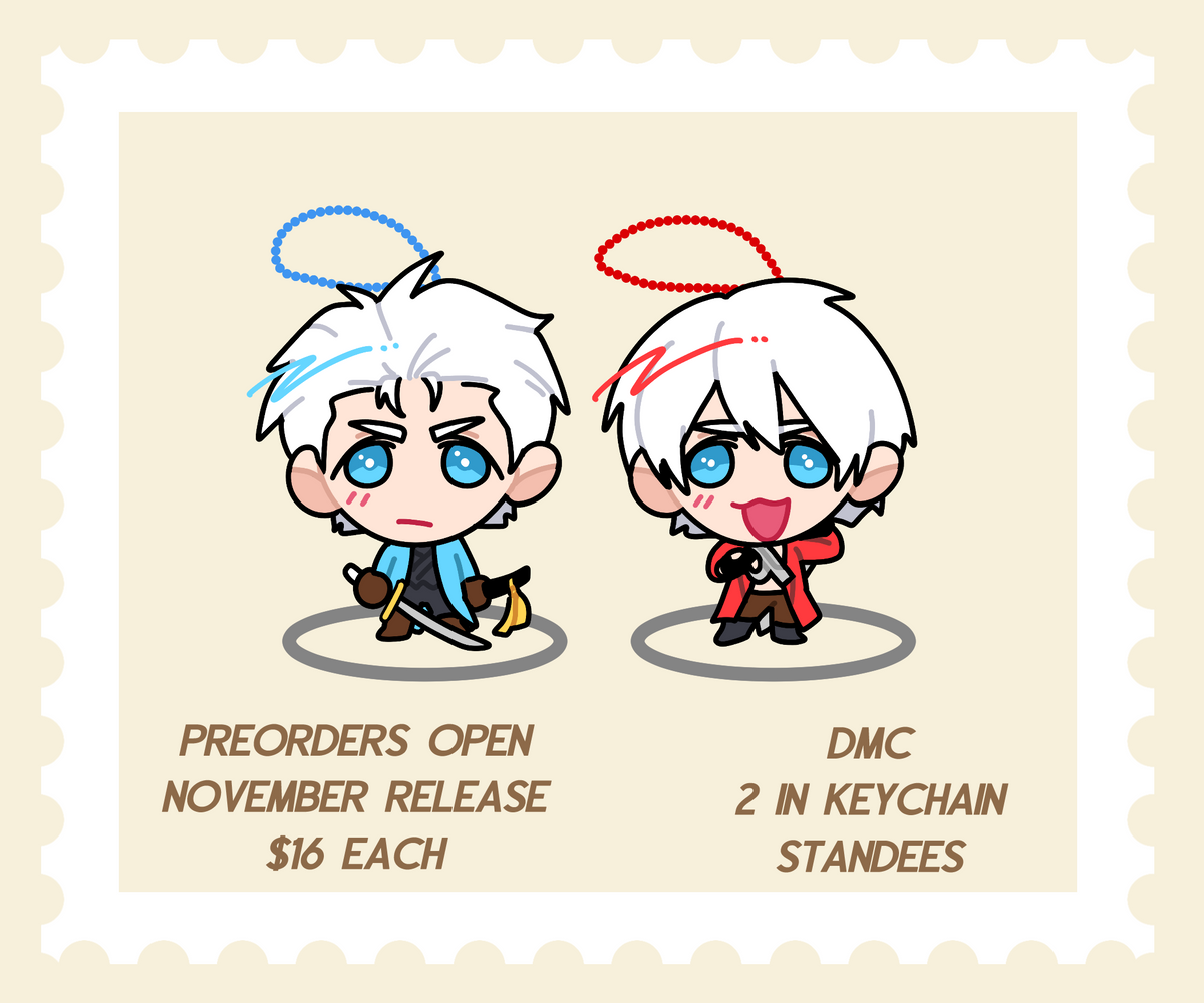 Demon Brother Standee Keychains | PREORDER