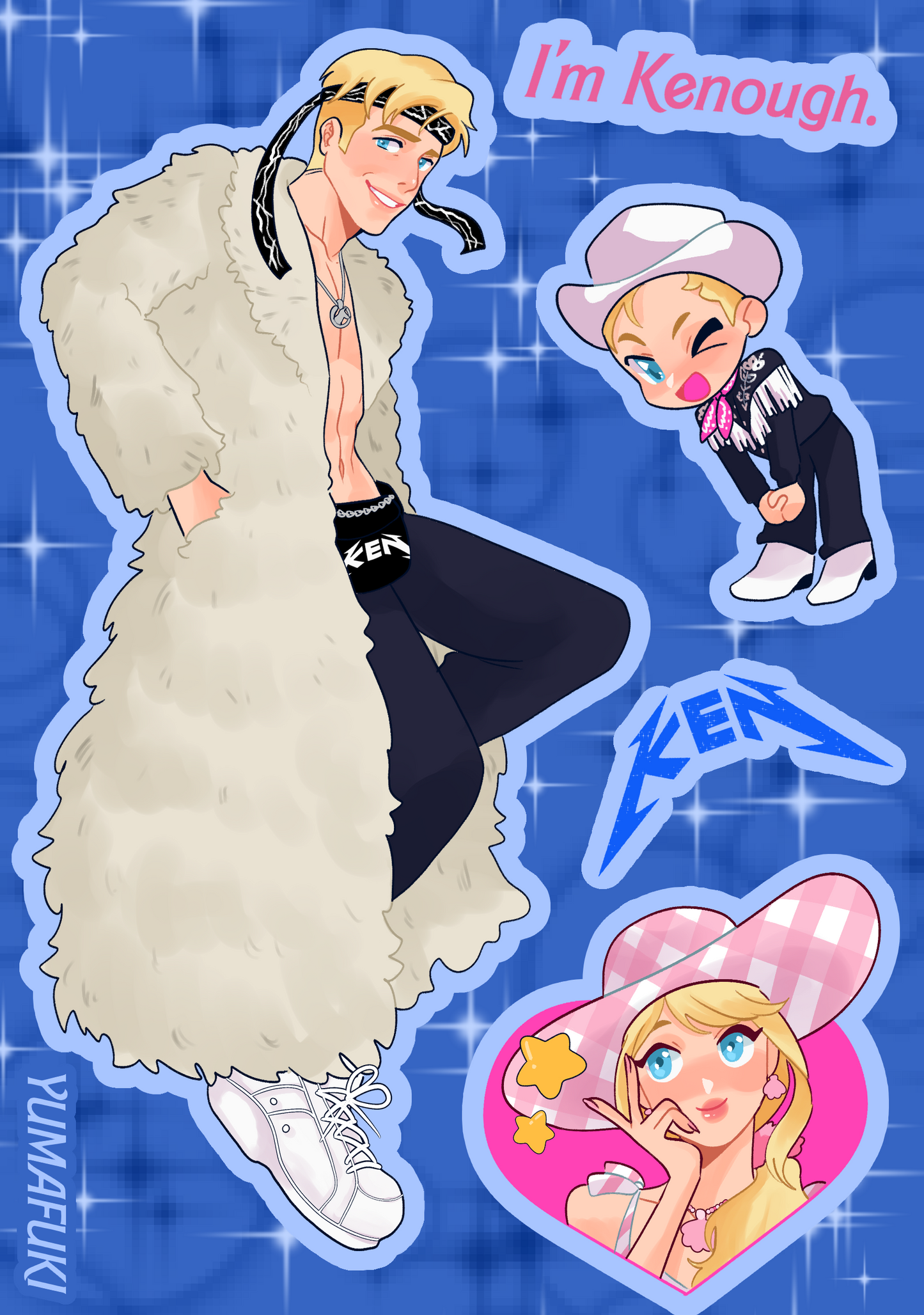 Barbie and Ken Sticker Sheets