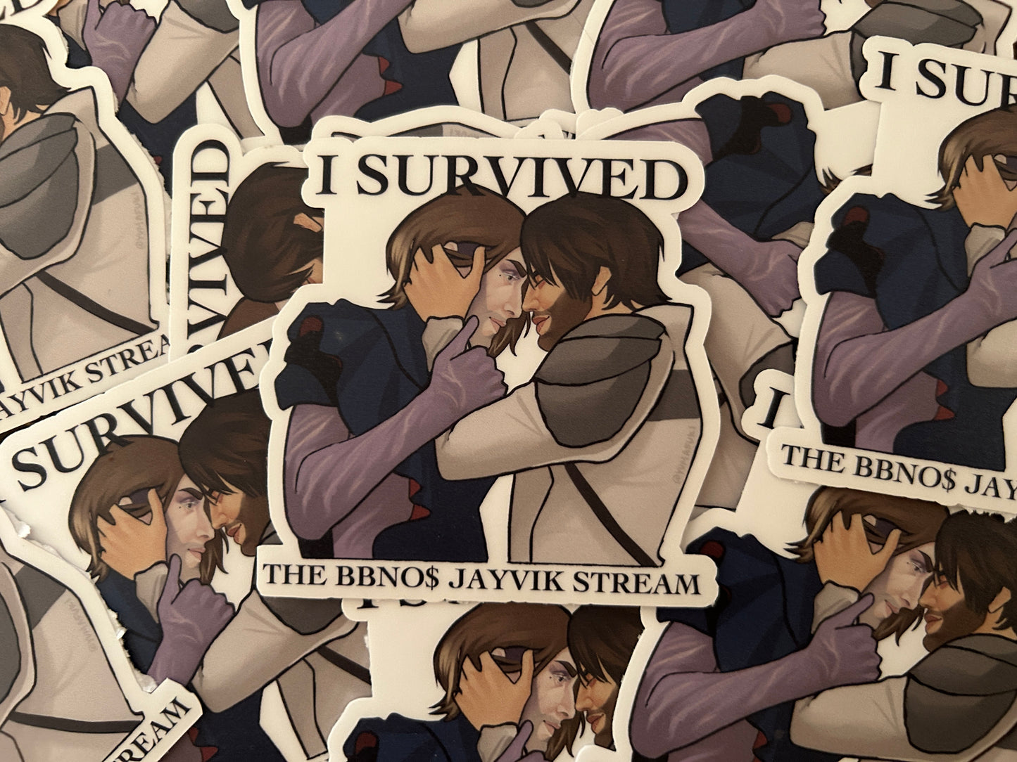 Jayvik stream survival sticker