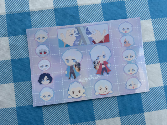 Devil May Cry sticker sheet