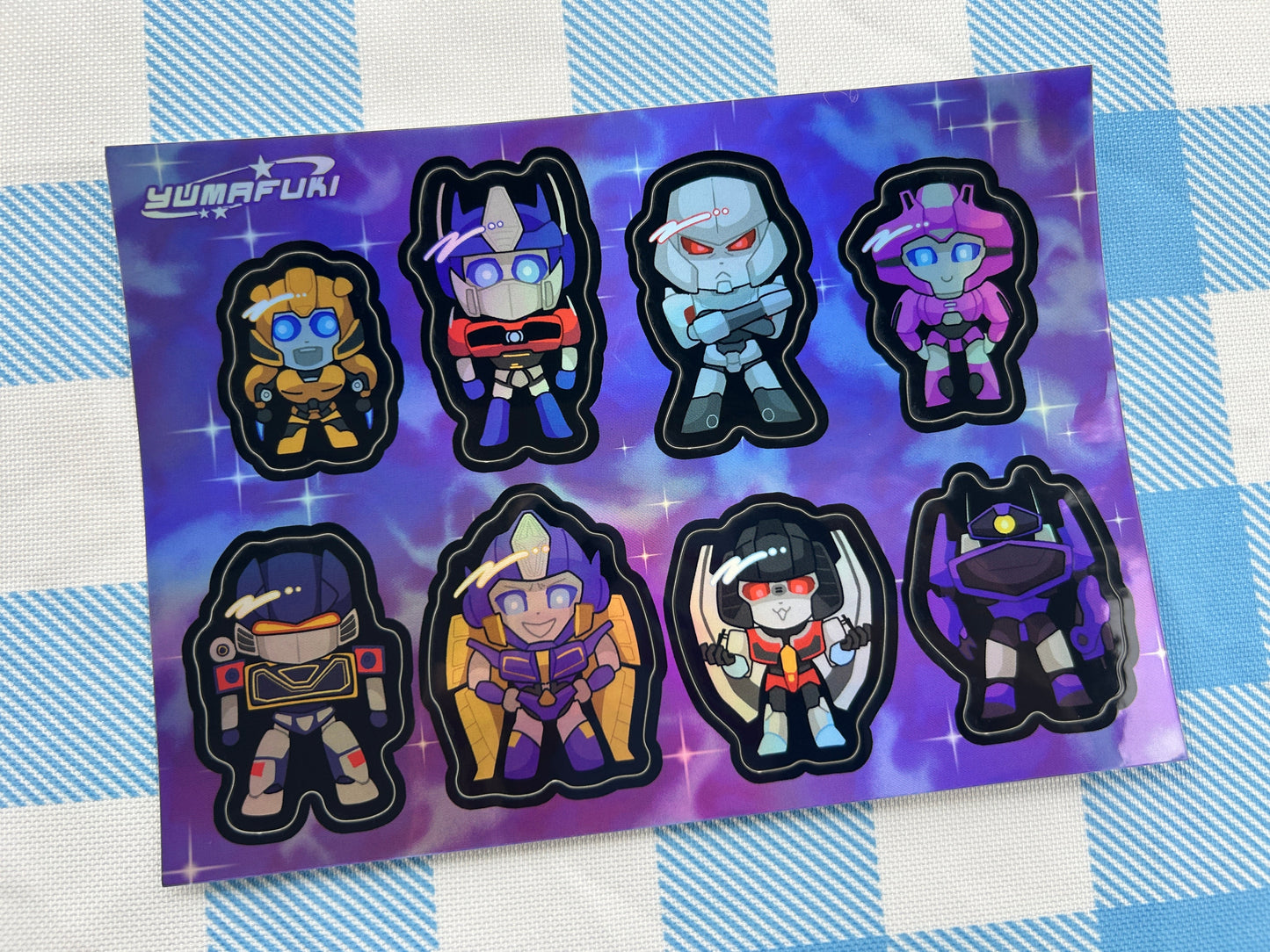 Transformers one sticker sheet