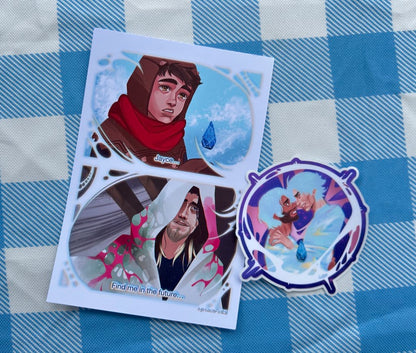 Jayvik mini print + sticker bundle (limited availability)