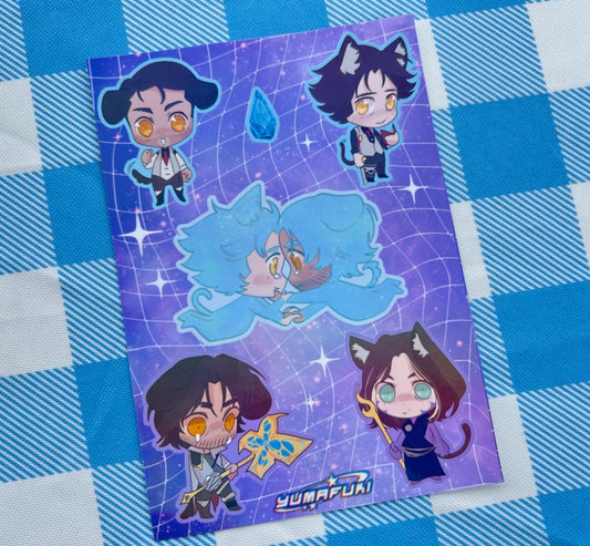 Jayvik Kemonomimi sticker sheet