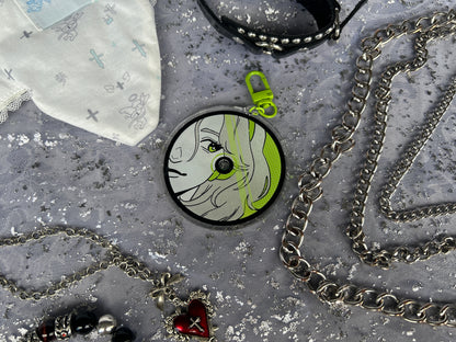 TGSWIIWAGAA / Green Yuri Keychain