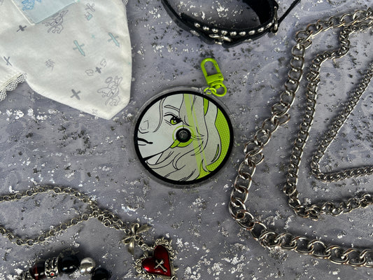 TGSWIIWAGAA / Green Yuri Keychain