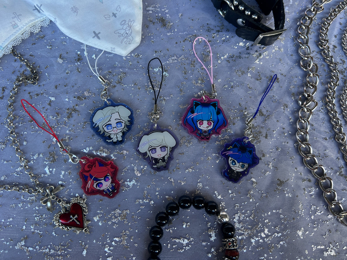 Hundred Line Phone Charms