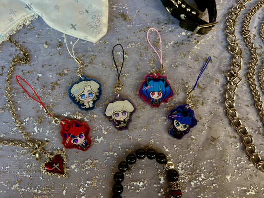 Hundred Line Phone Charms