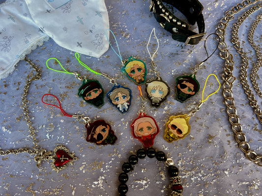 Metal Gear Phone Charms