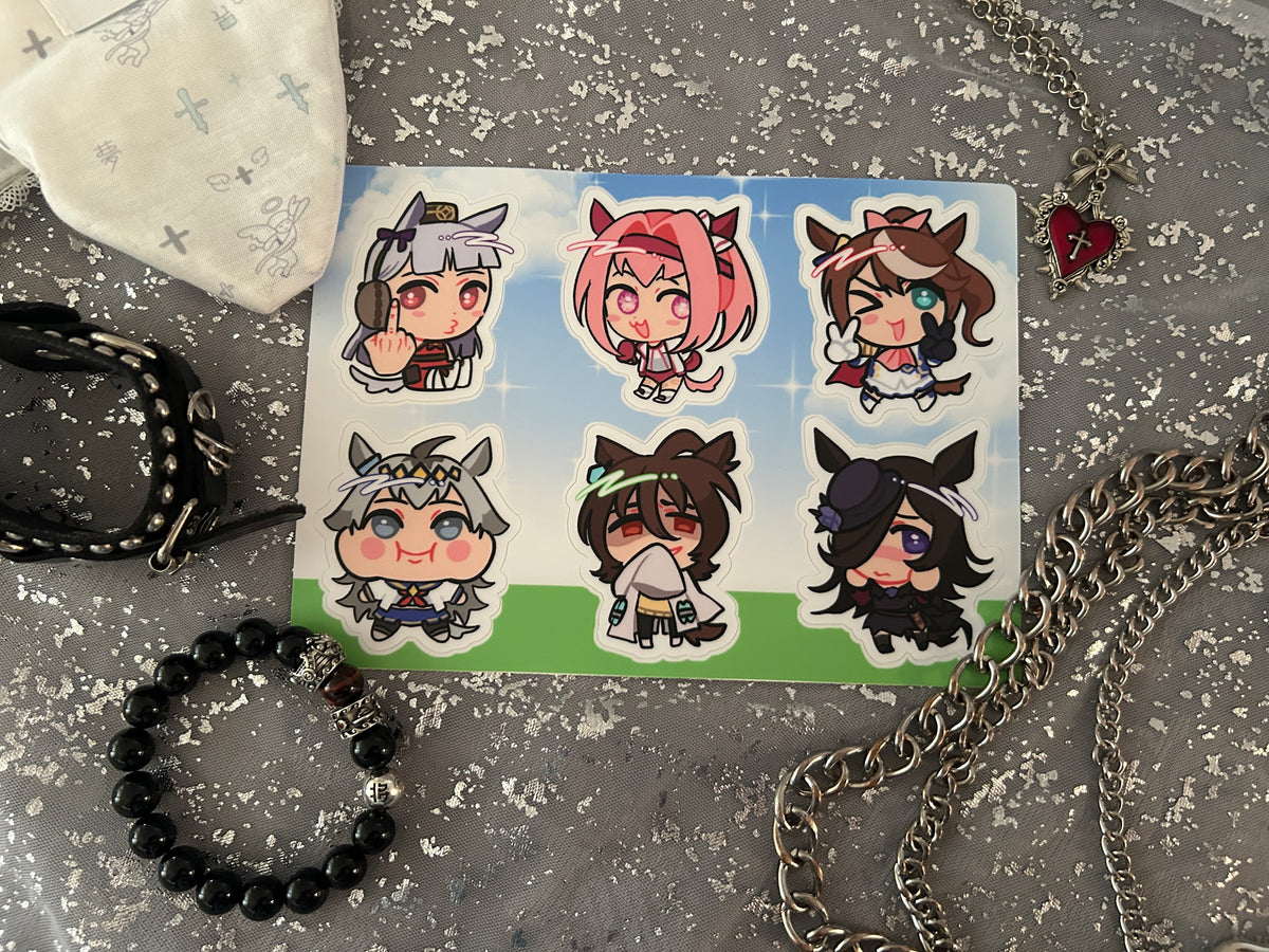 Horse Girls Sticker Sheet