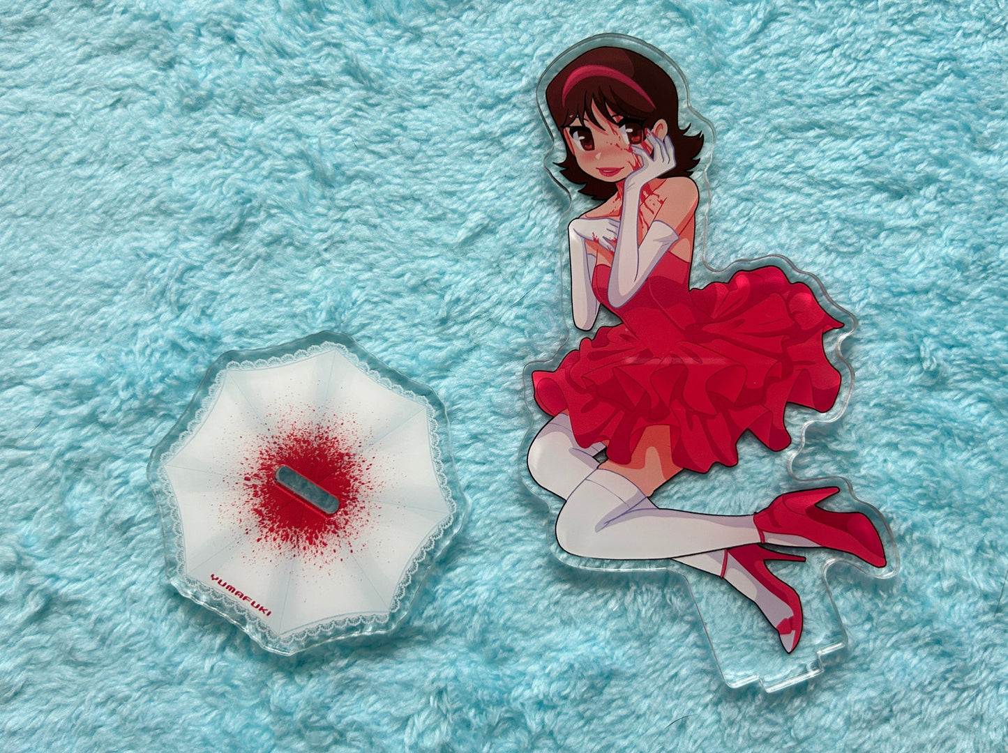 Perfect Blue Acrylic Standee