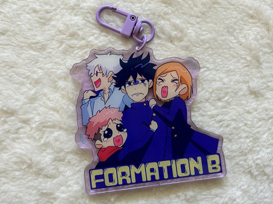 Formation B Keychain