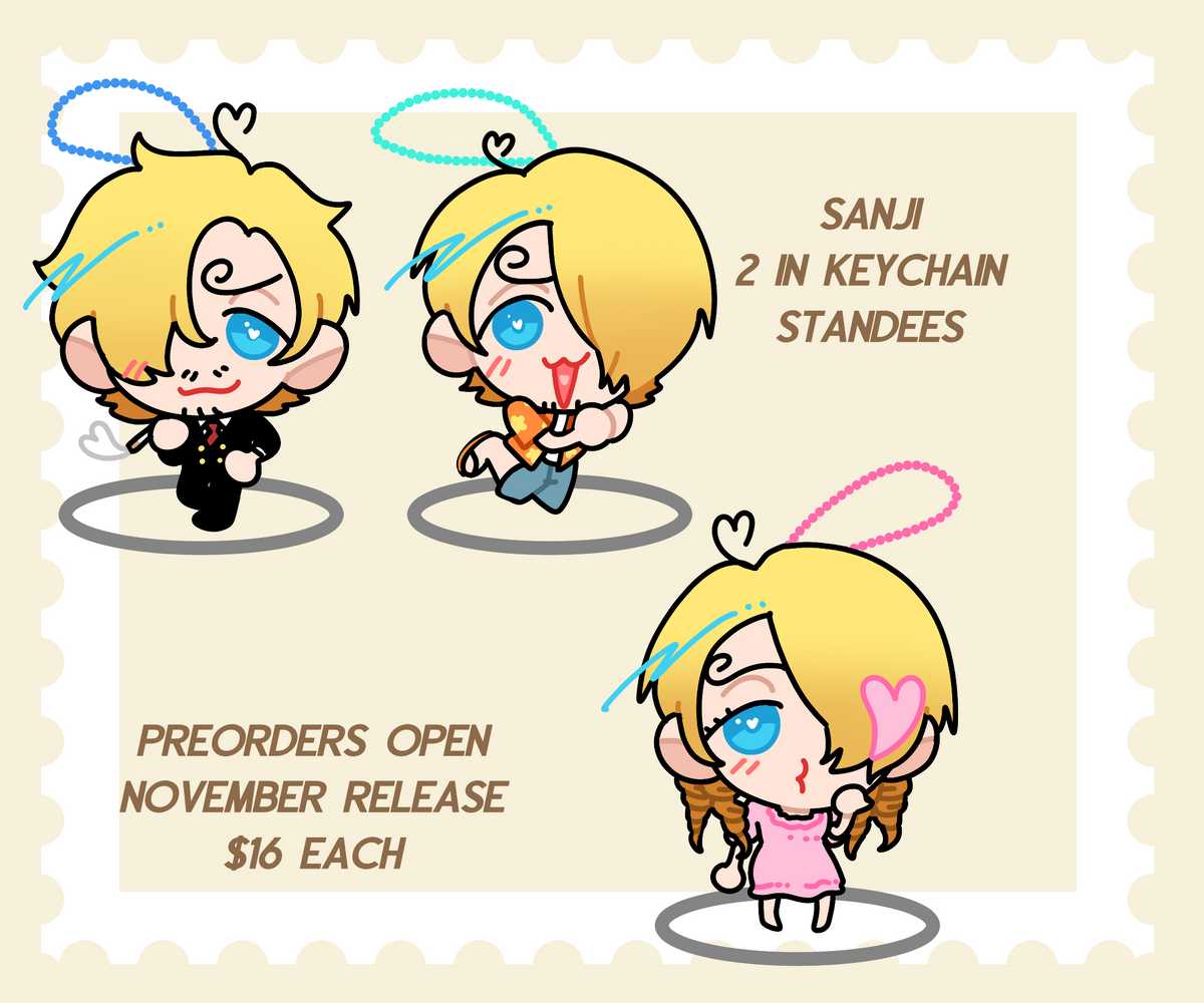 Chef Standee Keychains | PREORDER