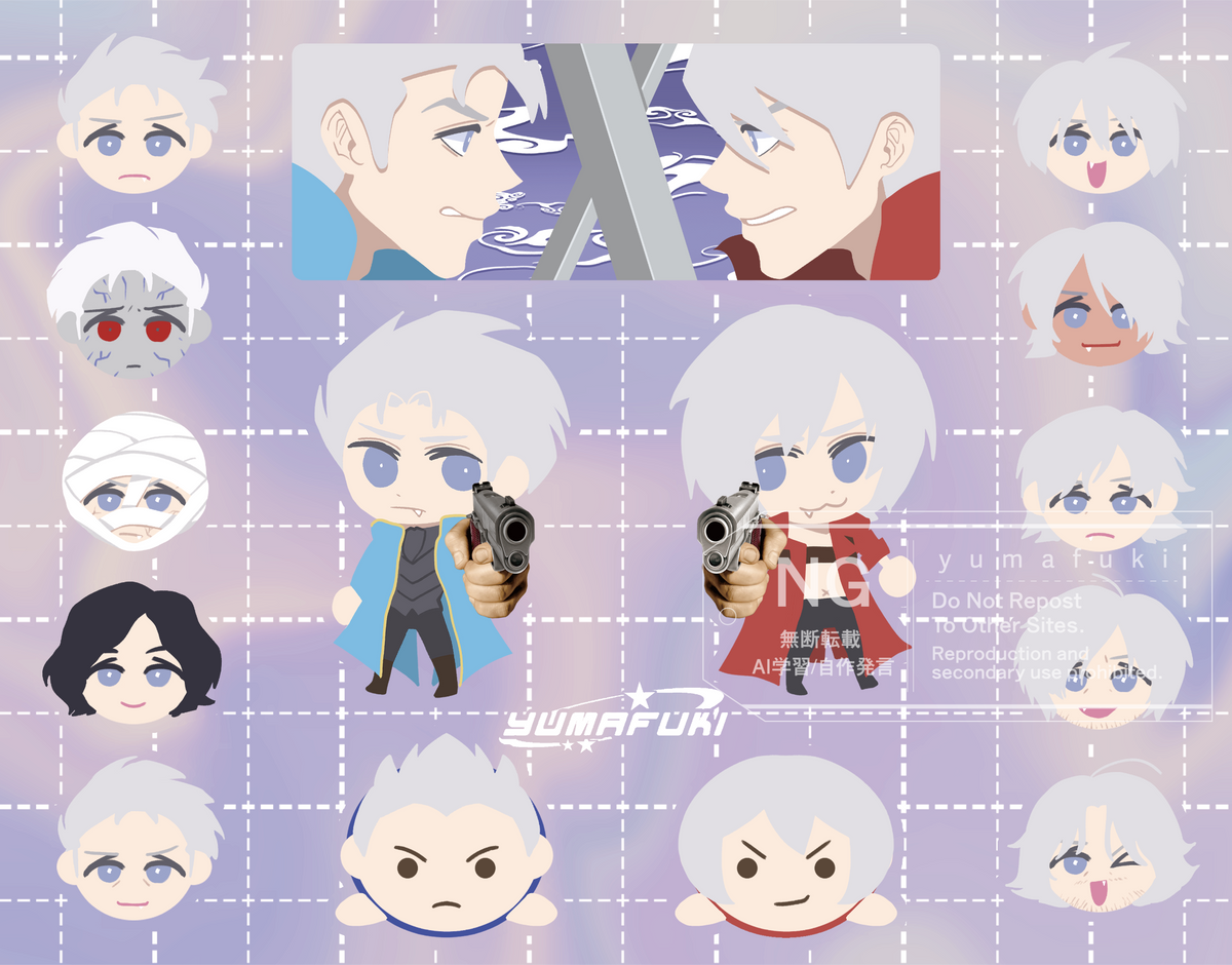 Devil May Cry Sticker Sheet