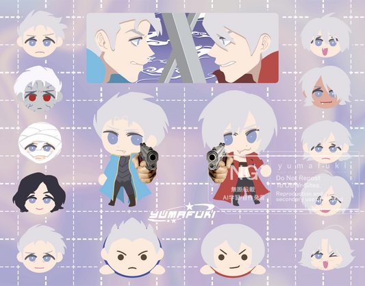 Devil May Cry Sticker Sheet