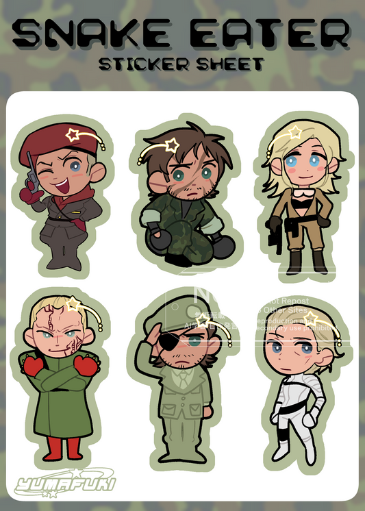 MGS3 Sticker Sheet