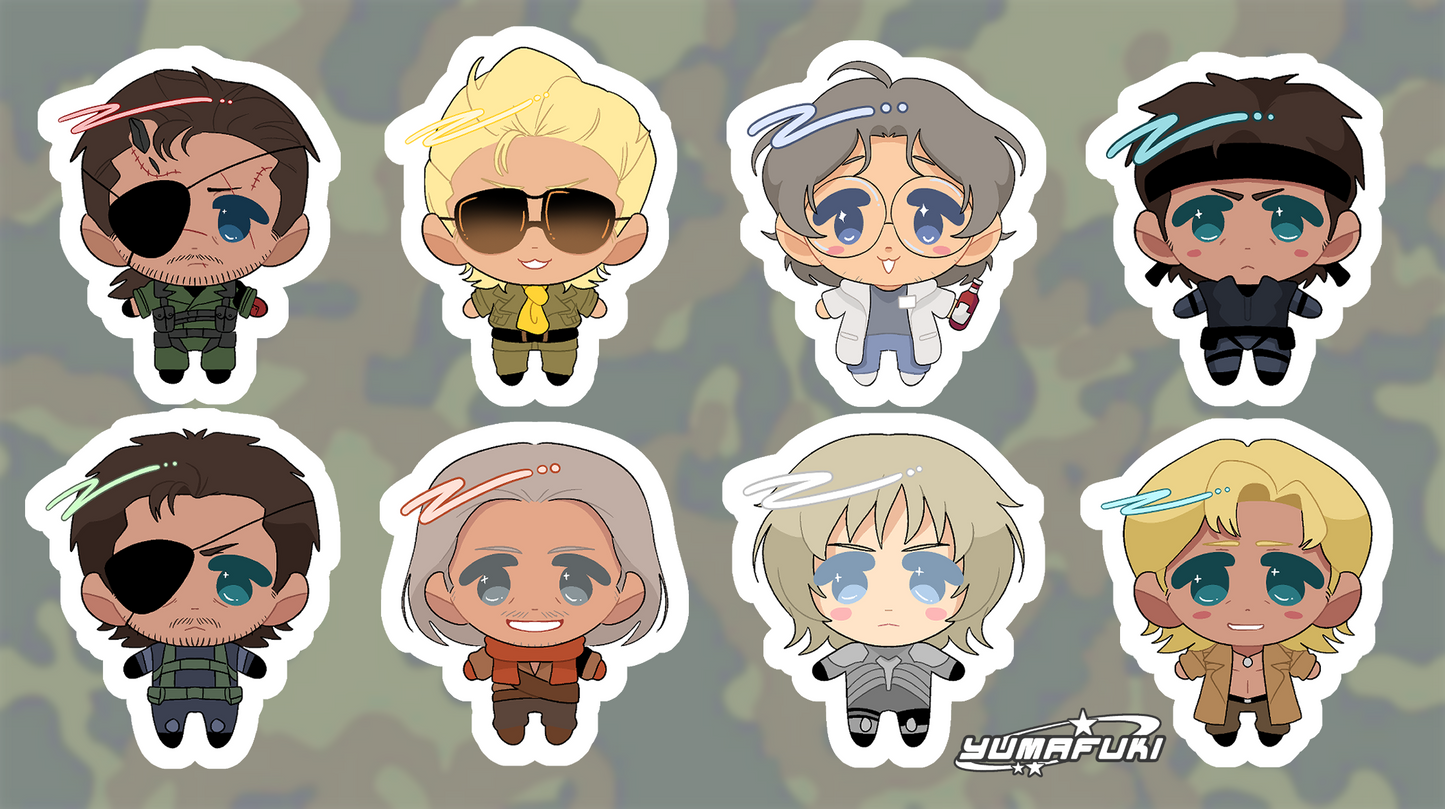 Metal Gear Phone Charms